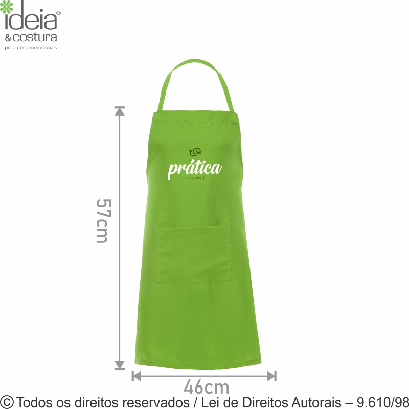 AVENTAL INFANTIL DE OXFORD 46X57CM AV9O