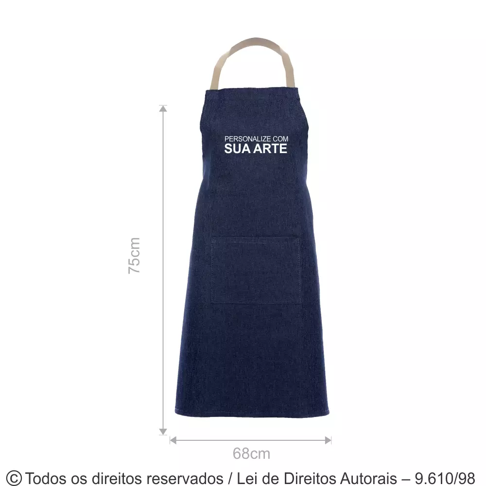 AVENTAL JEANS 68X75CM AV14