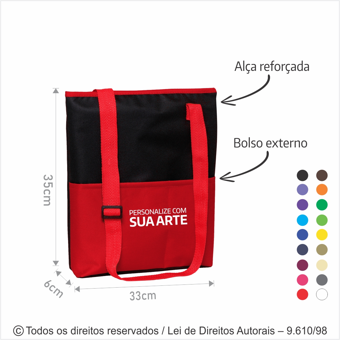BOLSA TRANSVERSAL 33X35X6CM 117N