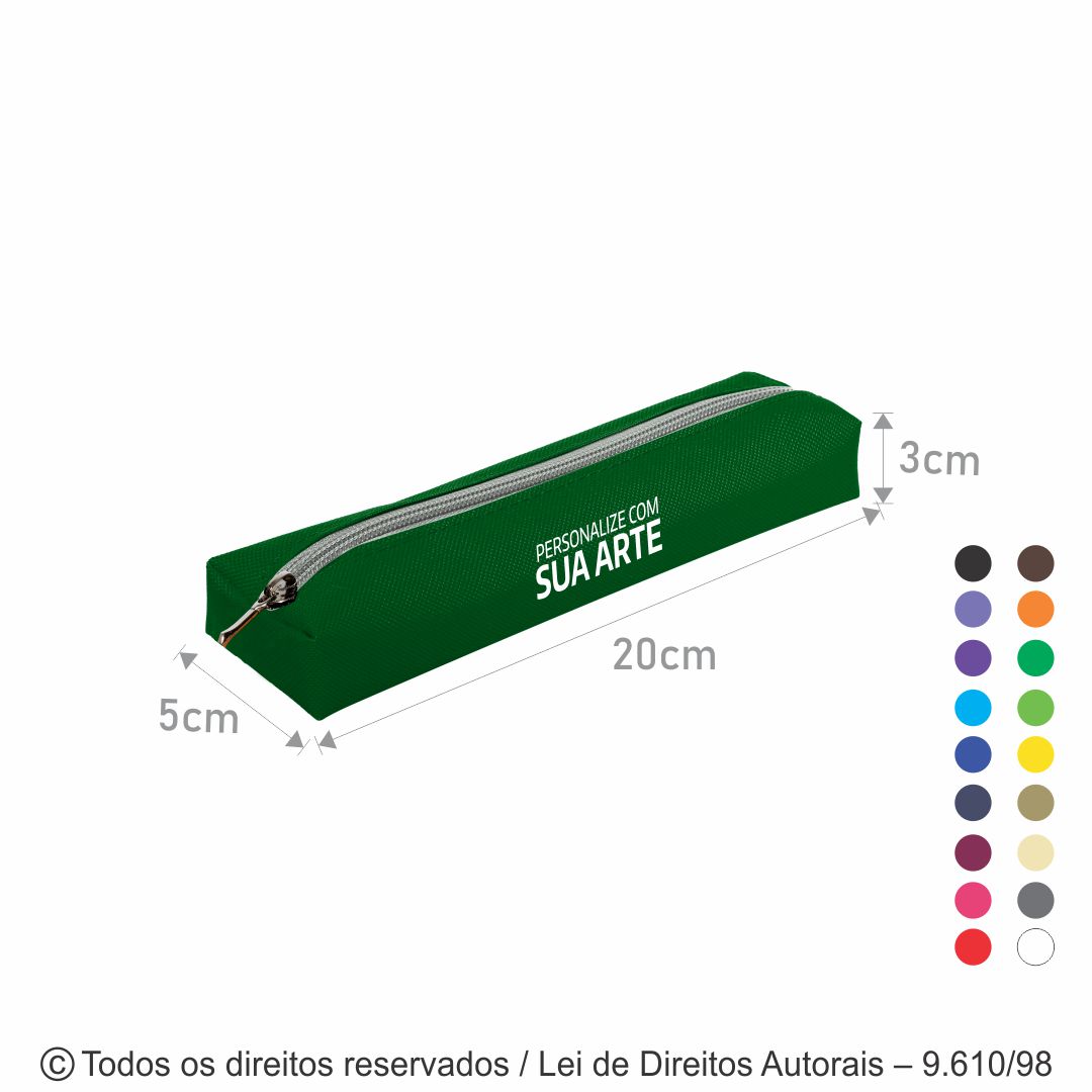 ESTOJO EM NYLON 20X3X5CM E8
