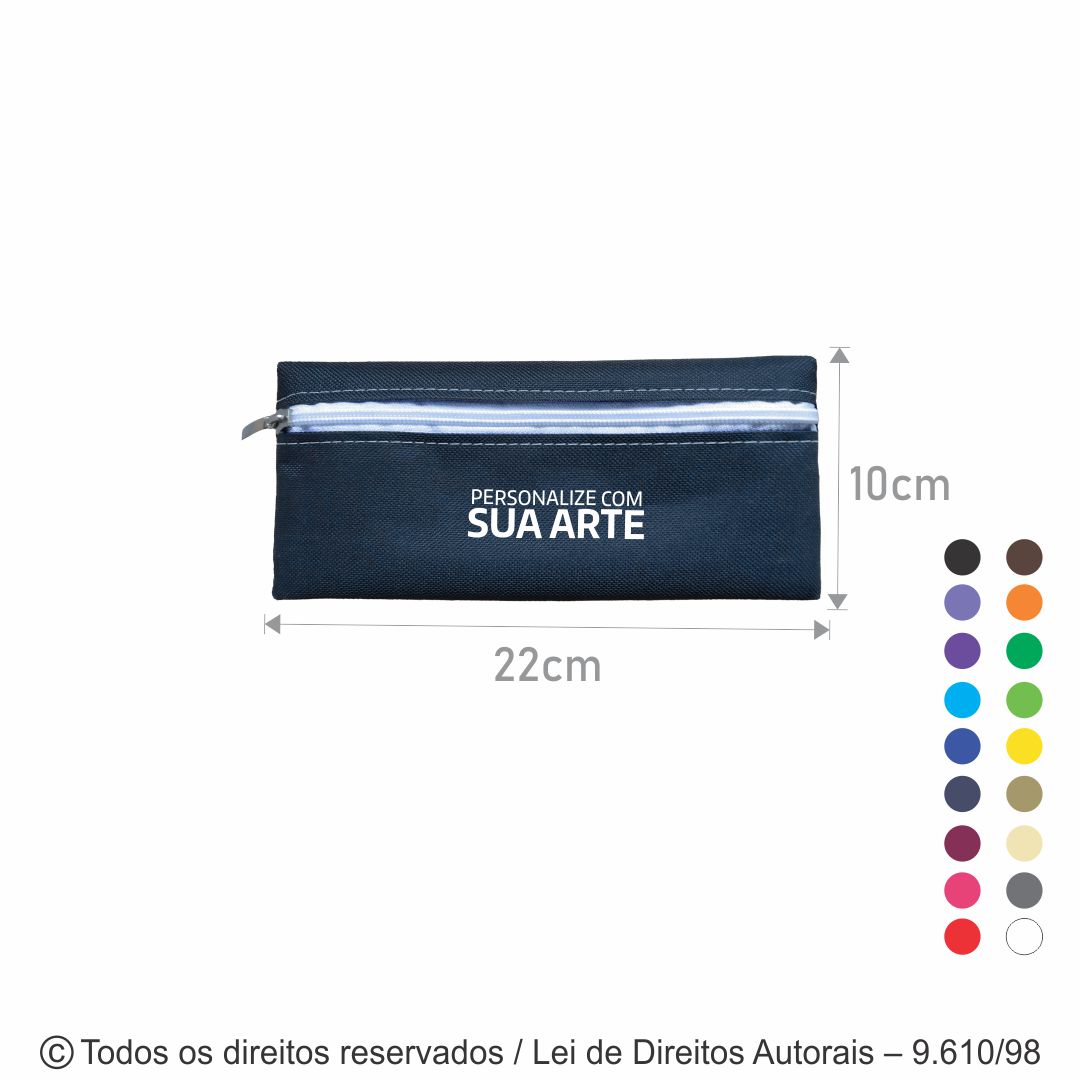 ESTOJO EM NYLON 600G 22x10CM E12N