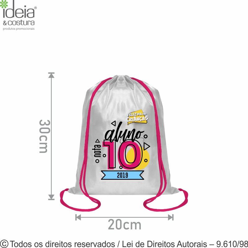 MINE MOCHILA DE NYLON RESINADO 20CMX30CM M19