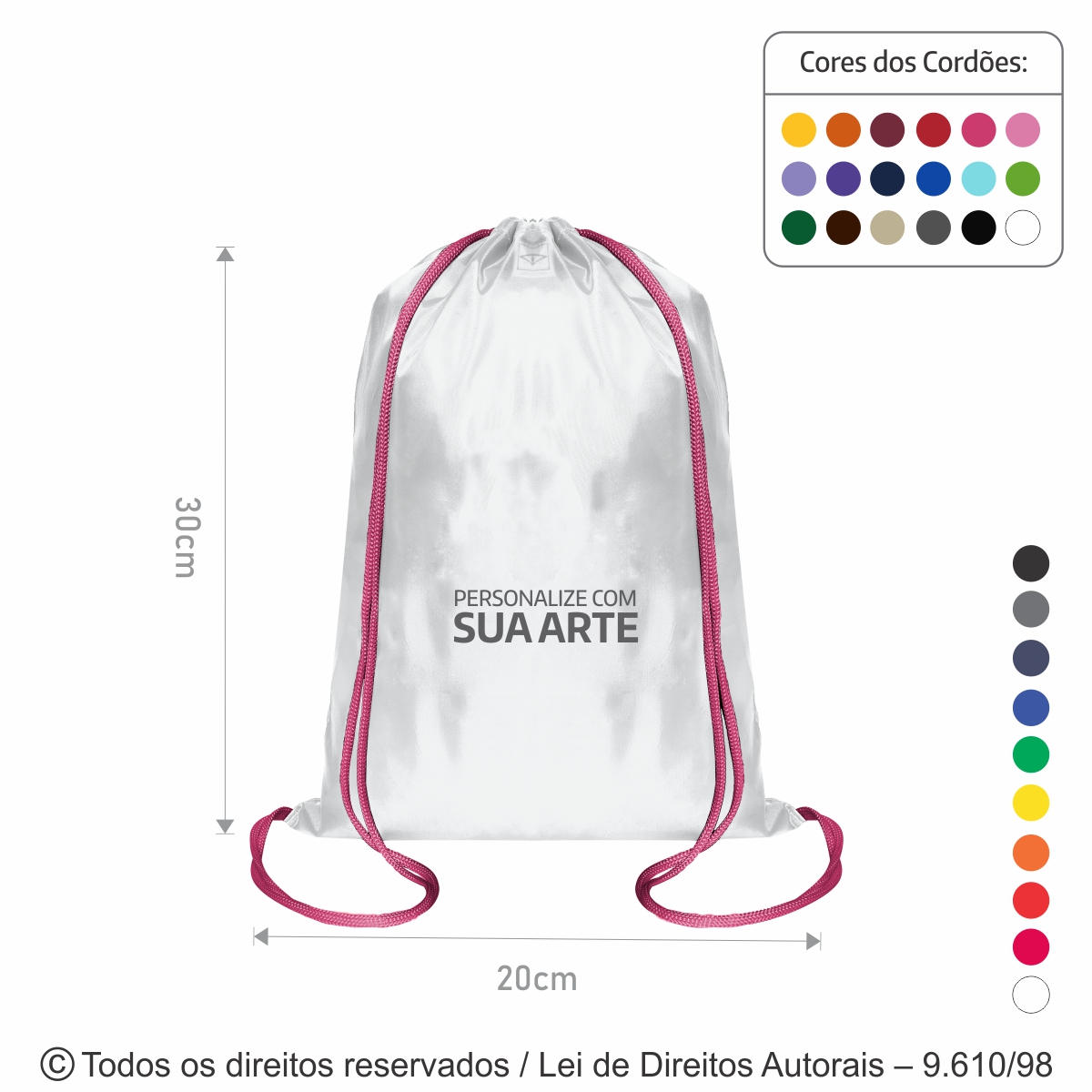 MINE MOCHILA DE NYLON RESINADO 20CMX30CM M19