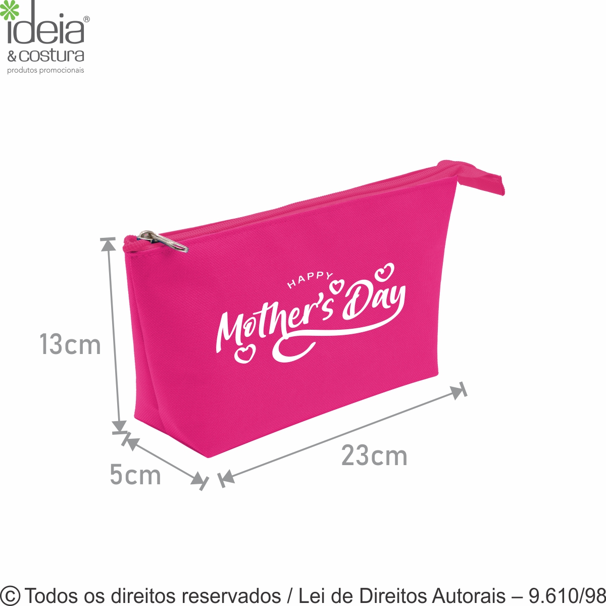 NECESSAIRE DE NYLON 600G 23X13X5CM N23