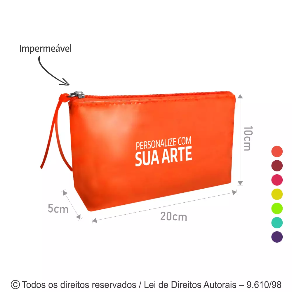 NECESSAIRE PVC COLUMBIA 0.7 20X10X5CM N58