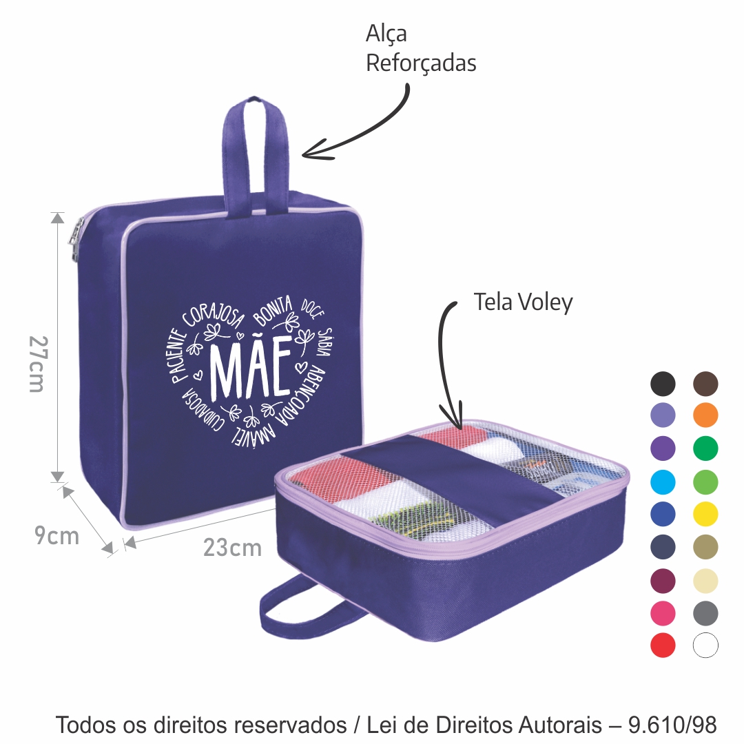 ORGANIZADOR DE NYLON 600 23X27X8CM 511N