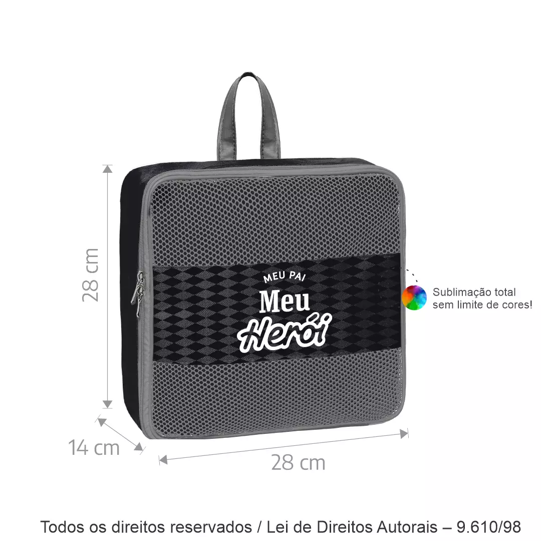 ORGANIZADOR DE NYLON 600G 28X28X14CM 512N