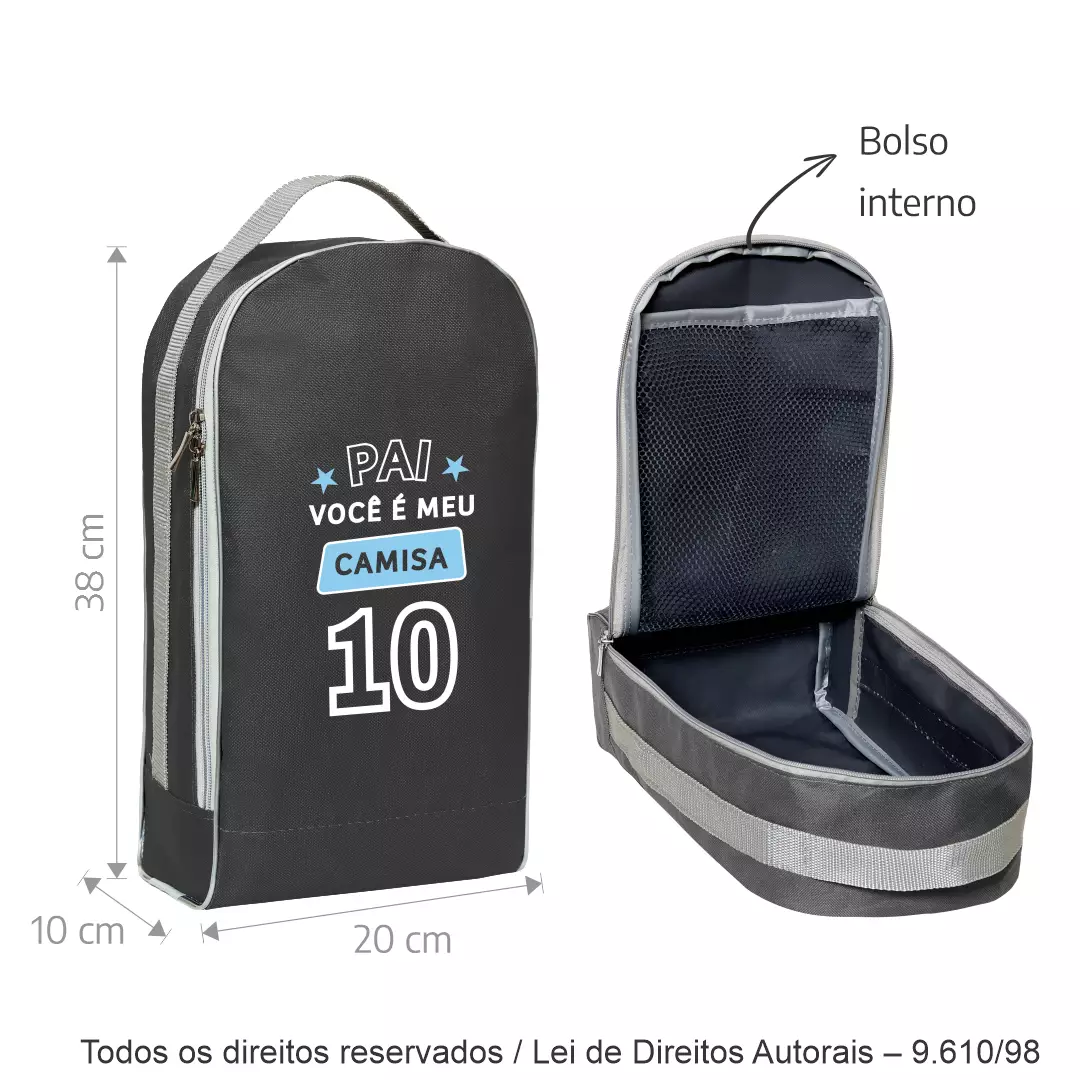 PORTA CALCADOS DE NYLON 600G 20X38X10CM 92N