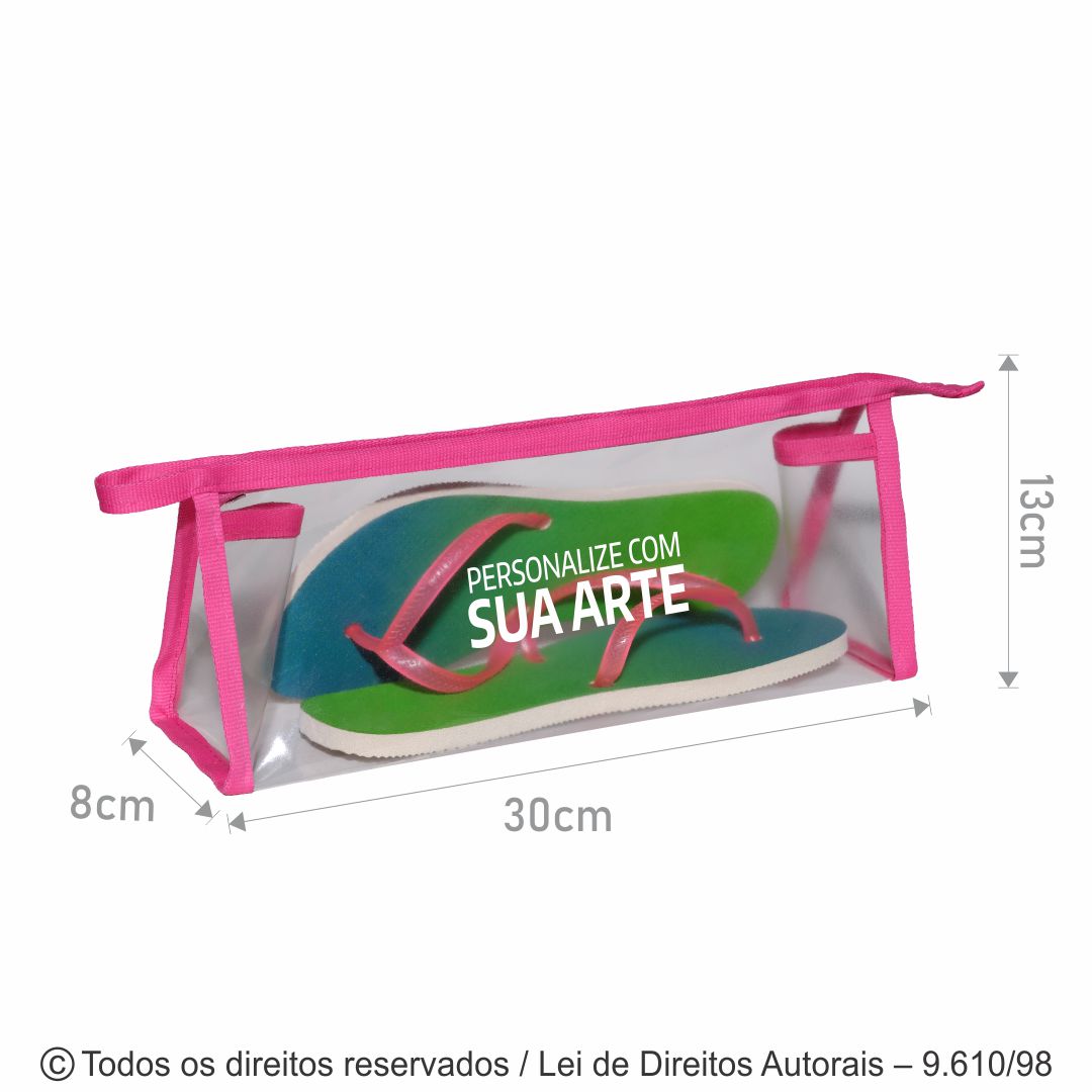 PORTA CHINELOS DE PVC 30X13X8CM N19