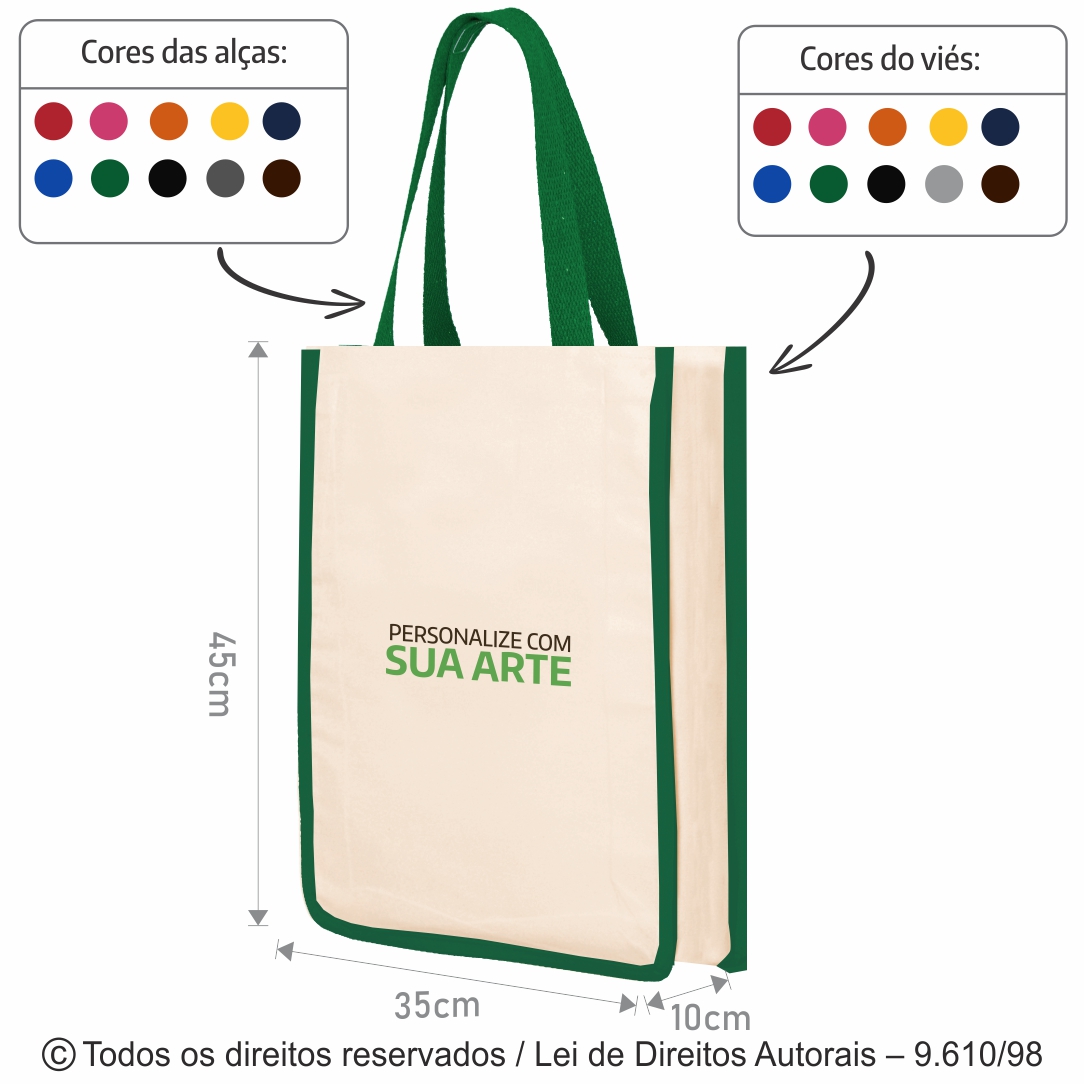 ECOBAG DE LONA 35X45X10CM 8LFCDC