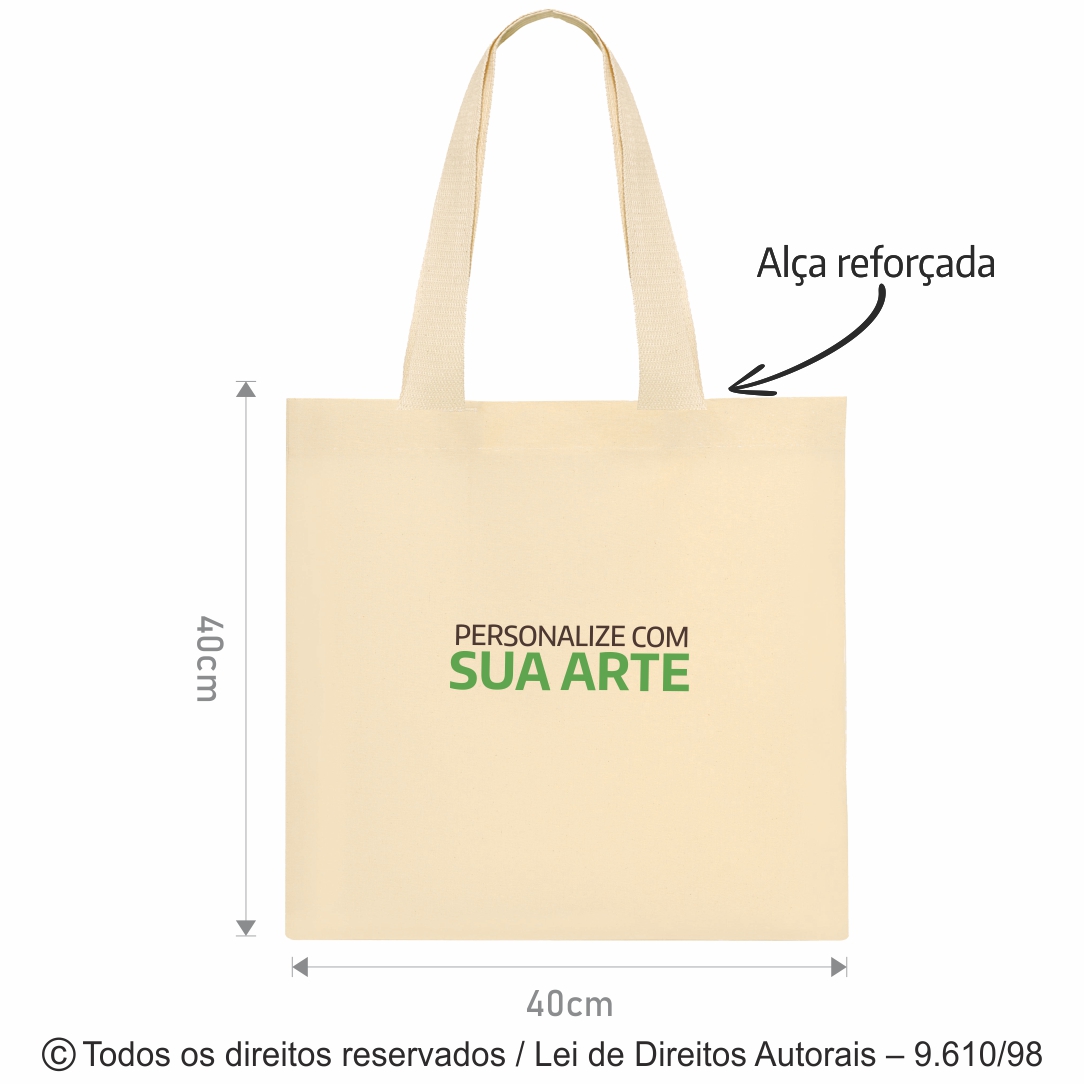 ECOBAG DE LONA 40X40CM 5L