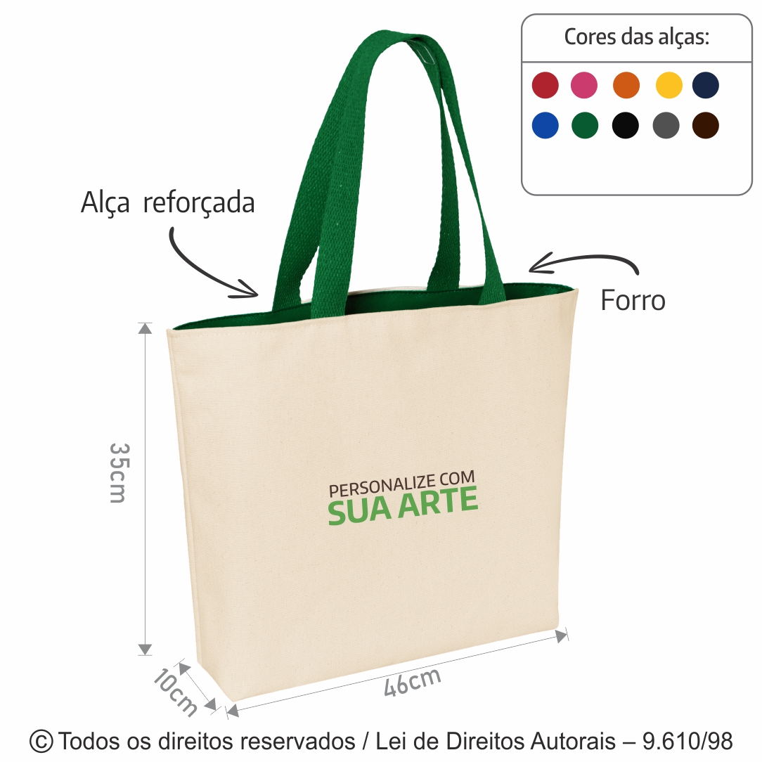ECOBAG DE LONA 46X35X10CM 19LFC