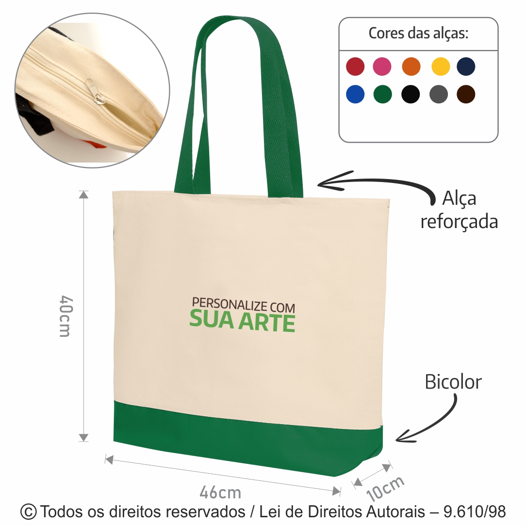 ECOBAG DE LONA 46X40X10CM 53LFC