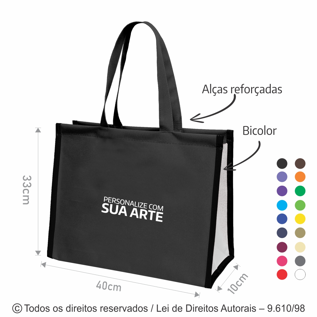 SACOLA DE NYLON 40X32X20CM 134N