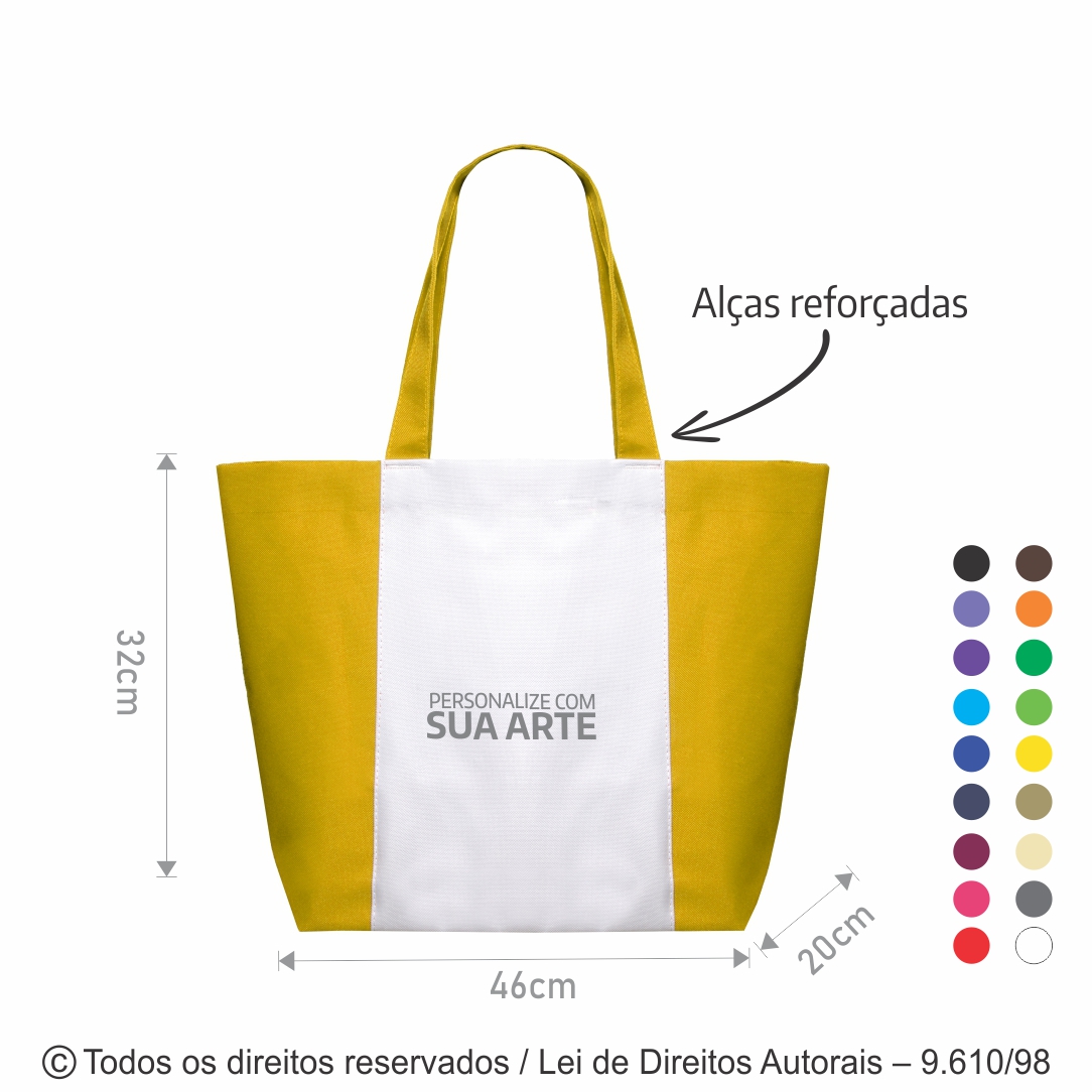 SACOLA DE NYLON 46X32X20CM 65N