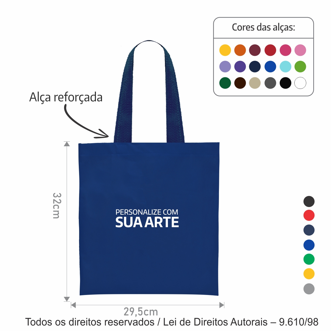 SACOLA DE TNT 60G 29,5X32CM 172T2