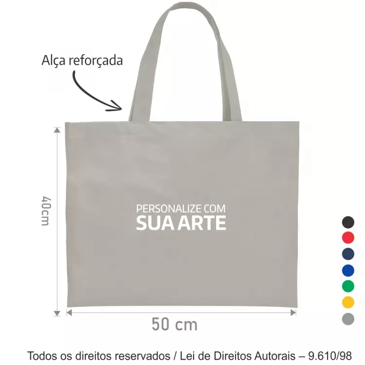 SACOLA DE TNT 60G 50X40CM 294T2